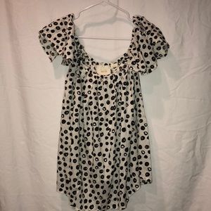 Never worn Maeve Polka Dot Top